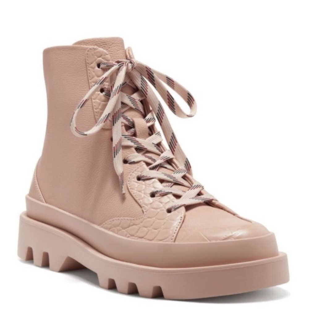 Vince Camuto Korigan Leather Lug Sole Boot